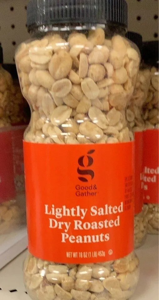 Lightly salted dry roasted peanuts