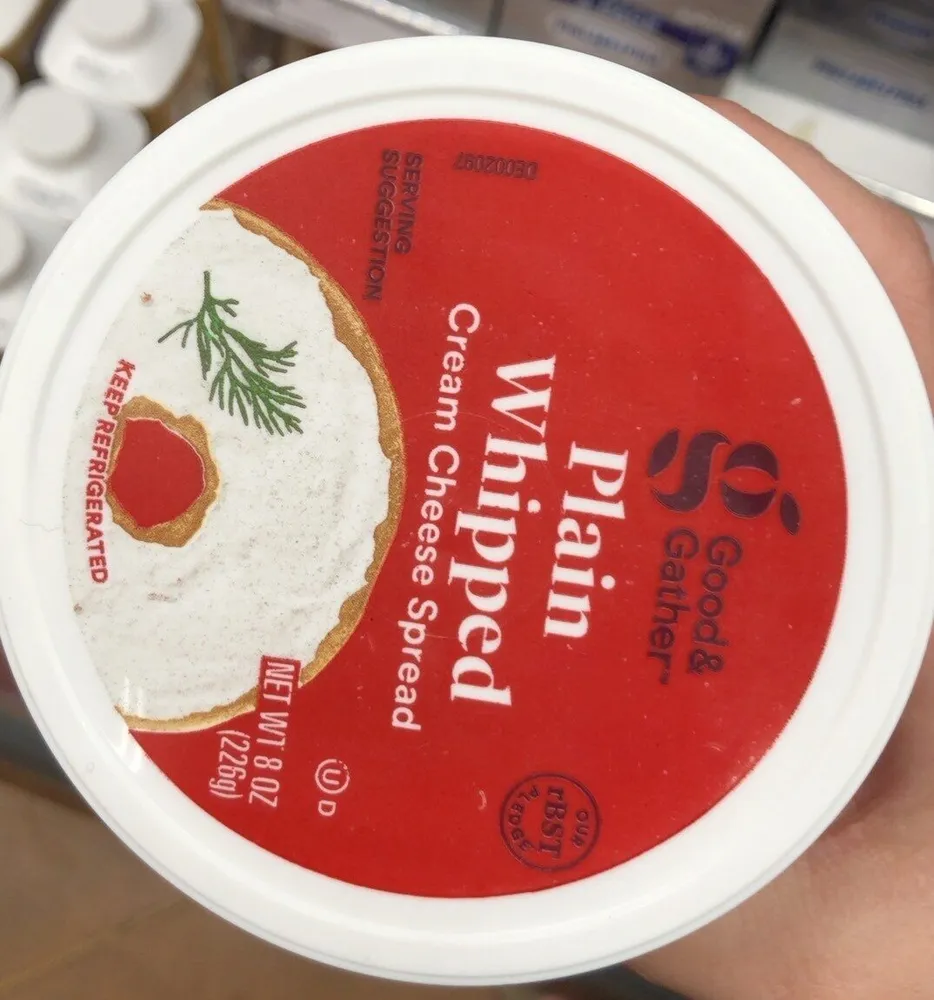 Plain Whipped Cream Cheese Spread