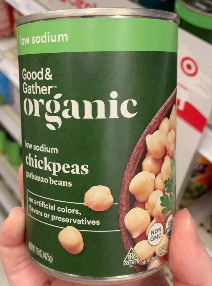 low sodium chickpeas garbanzo beans