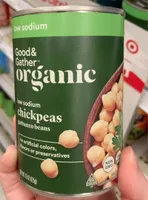 low sodium chickpeas garbanzo beans