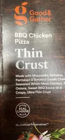 BBQ Chicken Pizza Thin Crust