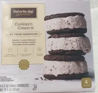 Cookies’n Cream Ice Cream Sandwiches