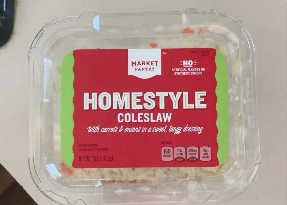 Home style coleslaw