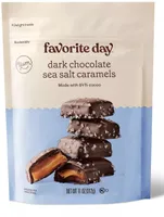 dark chocolate sea salt caramels