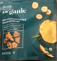 Unsweetened dried tropical blend