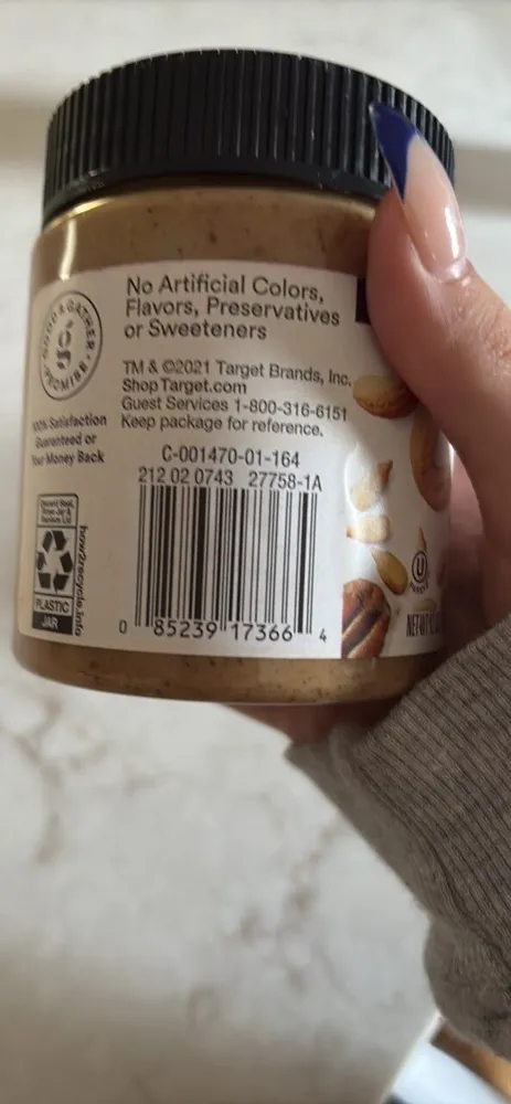 Creamy mixed nut butter