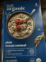 Plain instant oatmeal