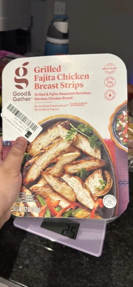 Grilled Fajita Chicken Breast Strips
