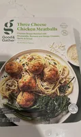 Three Cheese Chicken Meatballs