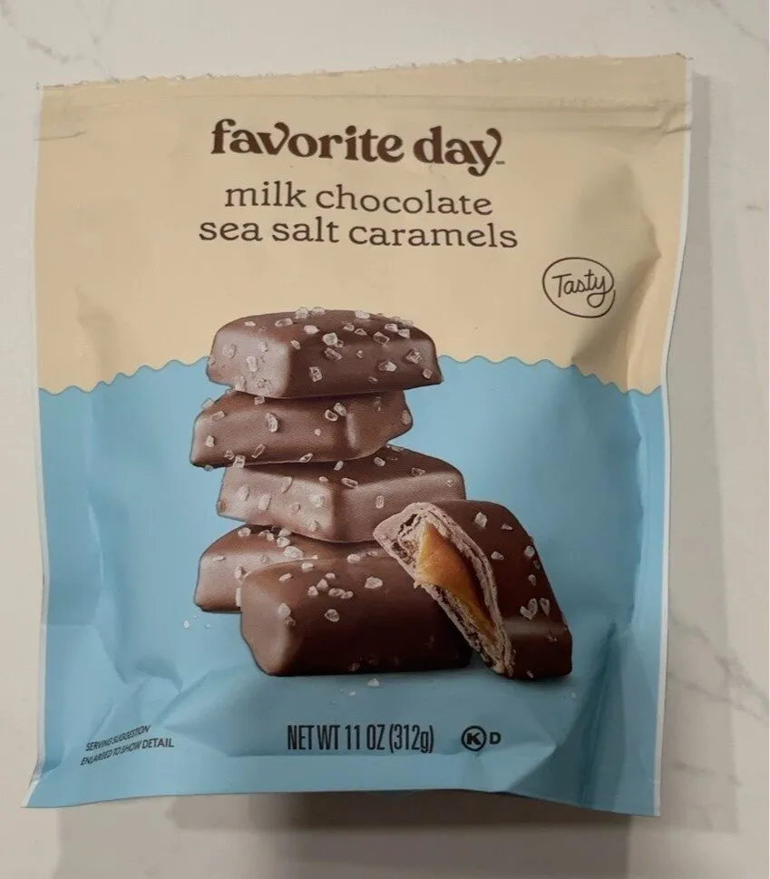 milk chocolate sea salt caramels