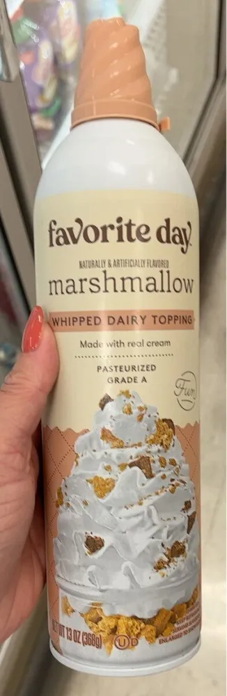 marshmallow whipped dairy topping