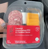 Uncured Genoa Salami & Cheddar Cheese