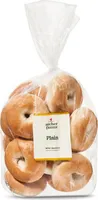 Plain mini bagels