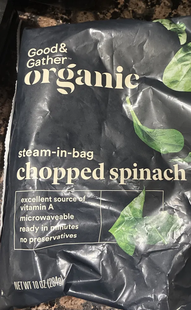 chopped spinach