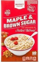 Maple & brown sugar instant oatmeal