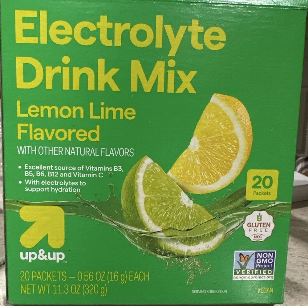 Electrolyte Drink Mix Lemon Lime Flavored