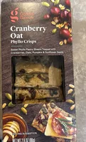 Cranberry Oat Phyllo Crisps