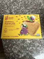 SunButter & grape jelly crustless sandwiches