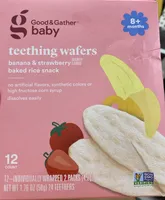 Teething Wafers Banana & Strawberry
