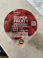 Extremely Fruity Strawberry & Raspberry Low Fat Yogurt