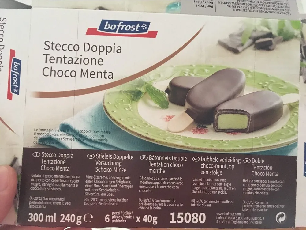 Batonnets double tentation chocolat