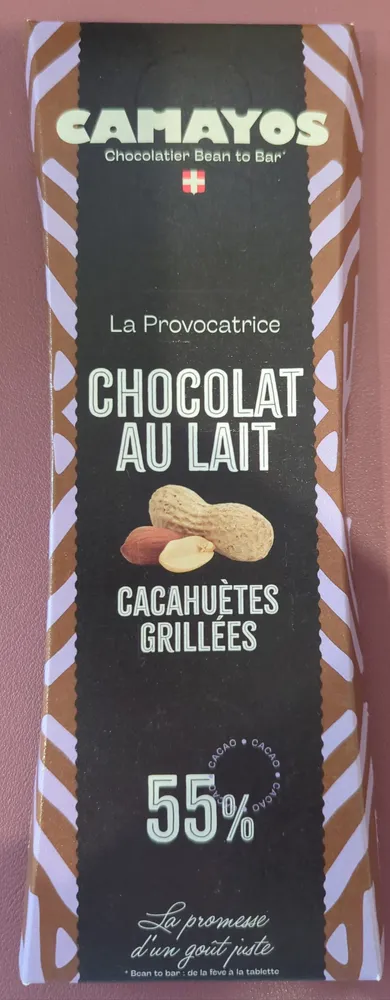 Chocolat au lait - cacahuètes grillées - La provocatrice