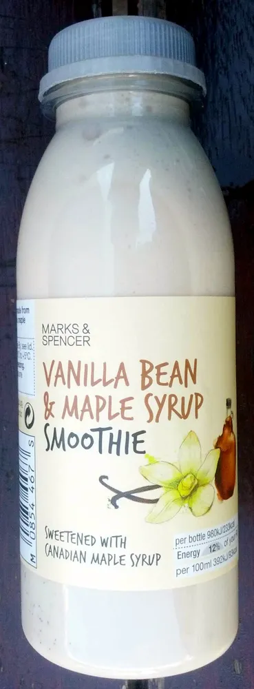Vanilla Bean & Maple Syrup Smoothie