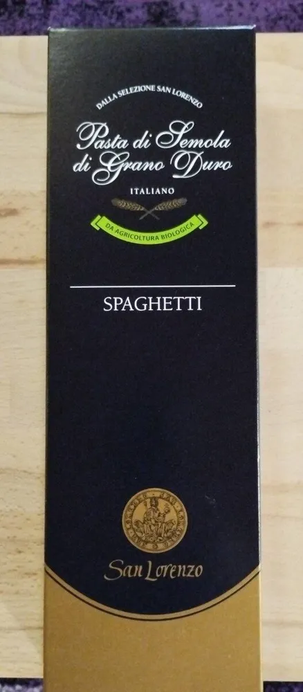 Pasta di semola di grano duro da agricoltura biologica
