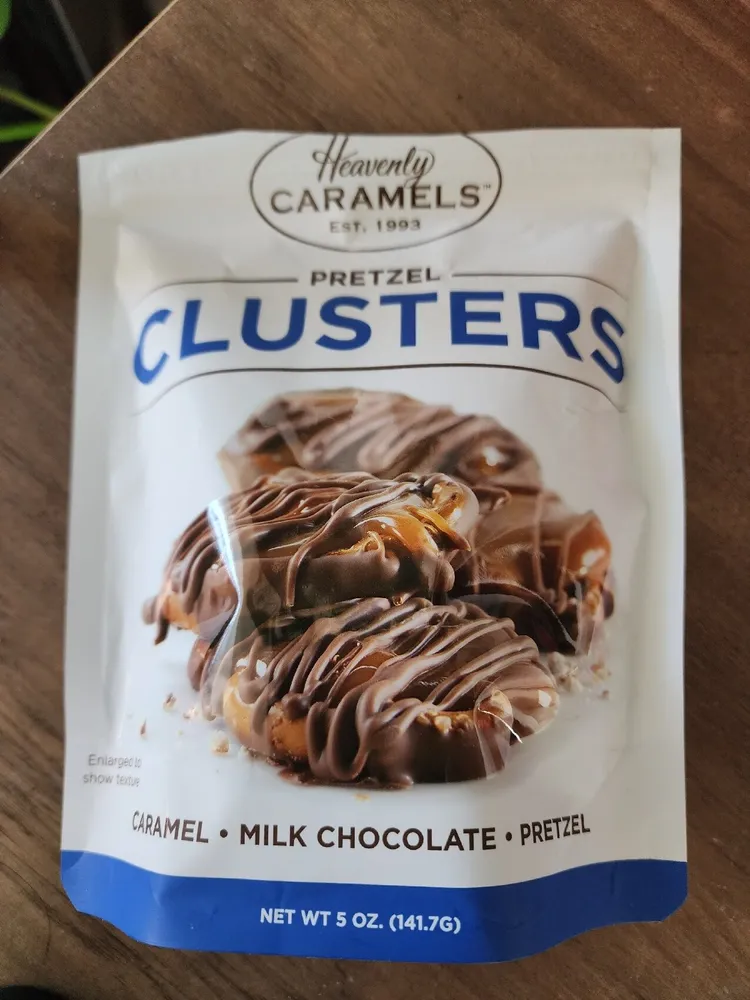 Caramel Pretzel Clusters