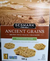 Ancient Grains Crackers Parmesan Herb