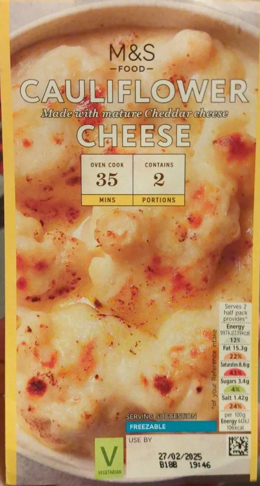 Cauliflower Cheese