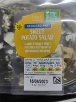 Reduced fat sweet potato salad