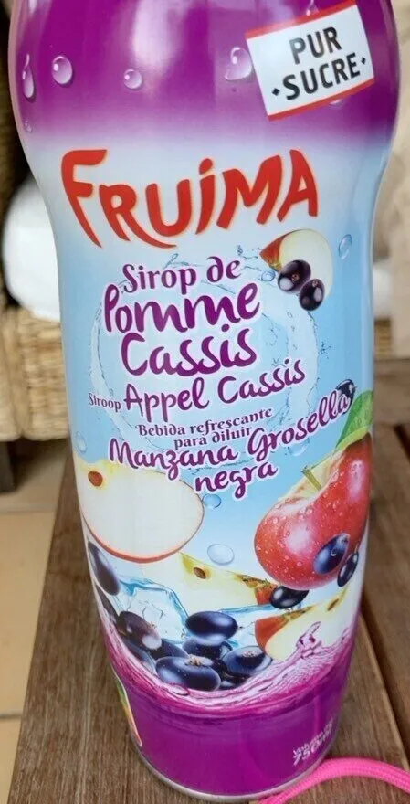 Sirop pomme cassis