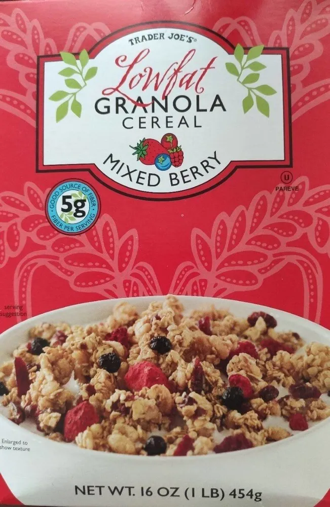 Lowfat Granola Cereal (mixed berry)