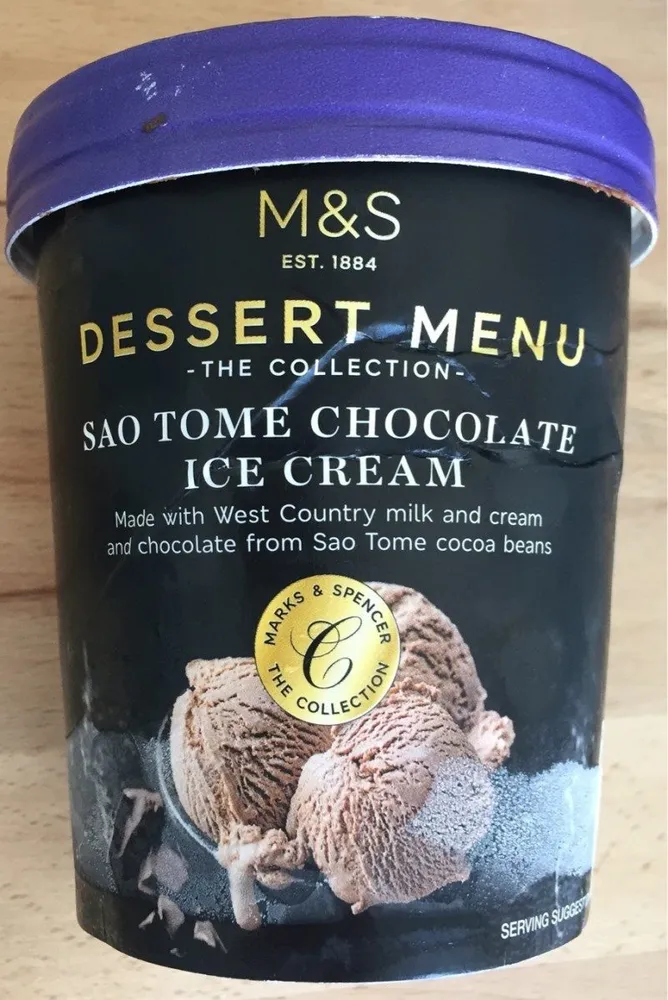 Sao Tome Chocolate Ice Cream