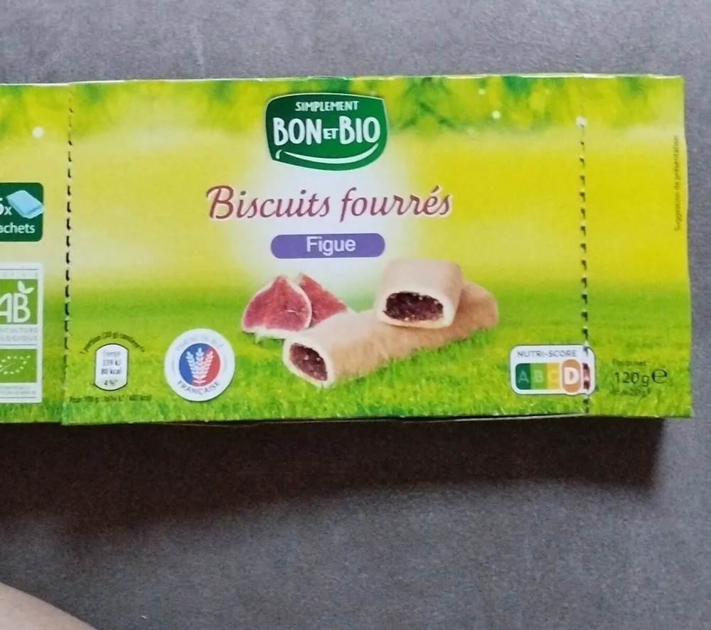 Biscuits fourrés figue