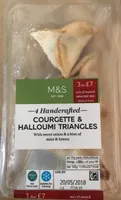 Courgette and Halloumi Triangles
