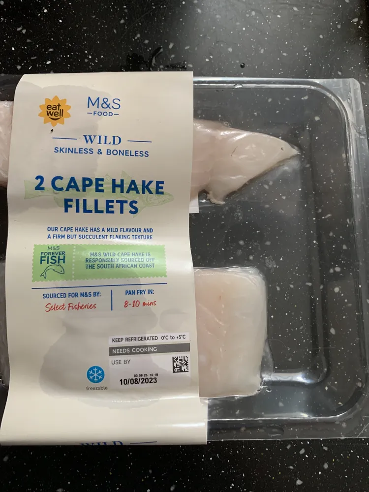 2 Cape Hake Fillets