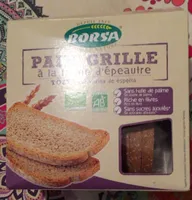 Pain grillé a la farine d’epeautre