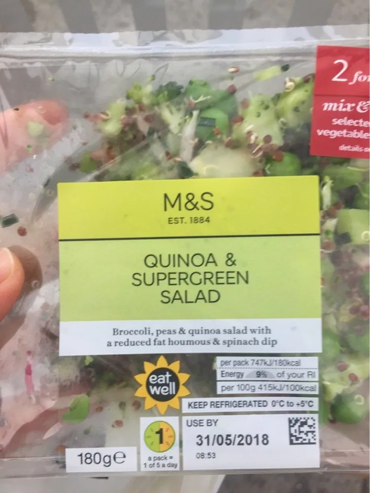Quinoa & super green salad