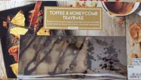 Toffee and honeycomb traybake