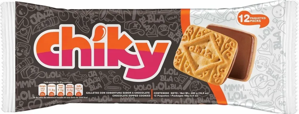 Chiky chocolate cookies(cajas)