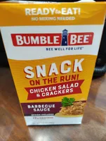 SNACK ON THE RUN! CHICKEN SALAD & CRACKERS