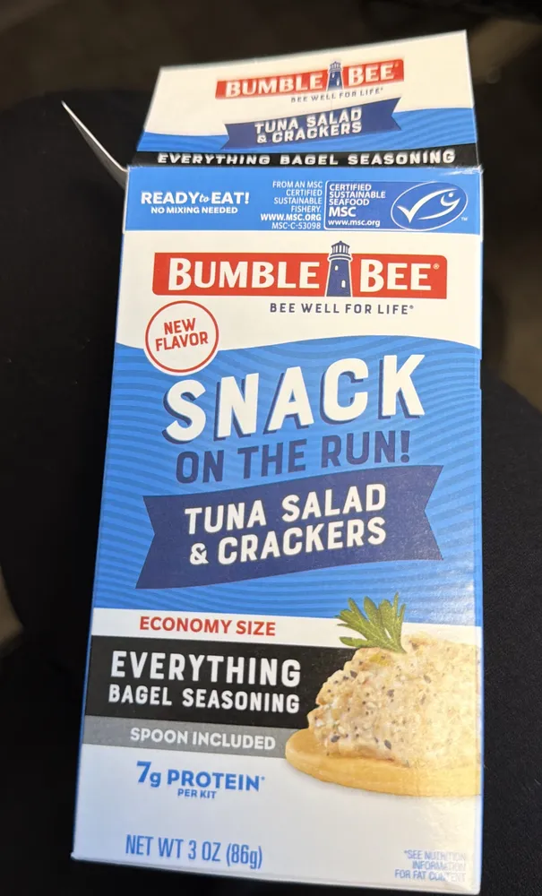 Snack On The Run! Tuna Salad & Crackers