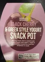 Black Cherry & Greek style yogurt