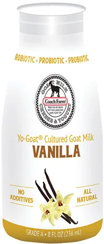 Coach farm, goat milk yogurt, vanilla