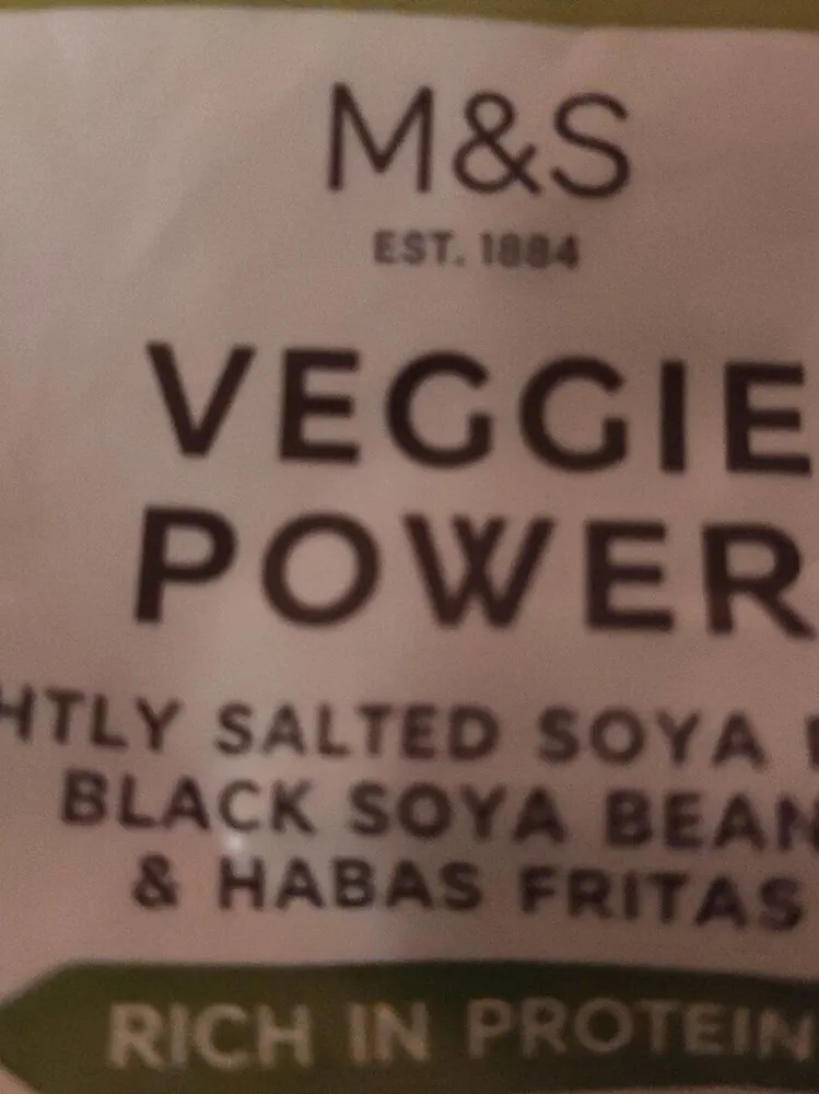 Veggie power habas fritas