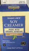 Non-dairy soy creamer