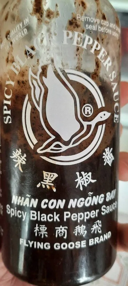 Sauce piquante poivre noir