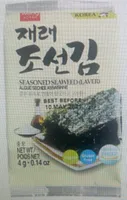 Seasoned Seaweed (Laver)